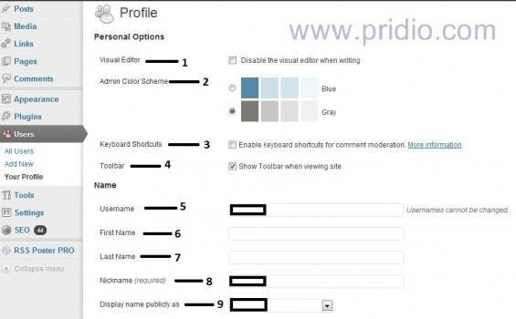 Visual Editor Tích v o ô Distable the visual editor when writing nếu bạn muốn post bài 9