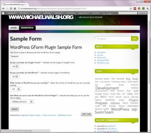 Nếu như bạn thường xuyên sử dụng Google Form v o blog thì đ y l plugin bạn nên 7