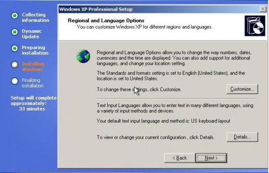 Bấm Next tiếp tục hiện lên Bạn điền tên và tên cơ quan Tiếp theo bạn phải 8