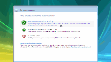 Tiếp theo là xác lập Múi Giờ và chọn Location Xong Bậy giờ là các nhắc nhở 7
