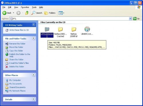 Bạn click vào file Setup exe trong mục OFFICEENT2K3 Quá trình cài đặt bắt đầu 18