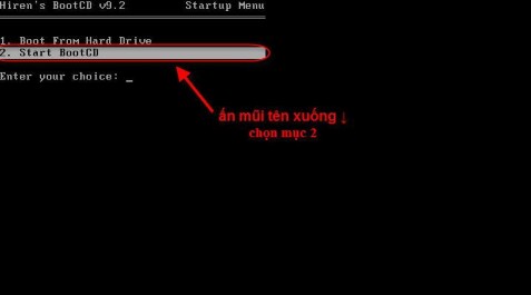 Chọn Disk Clone Tools hoặc nhấn số 2 sau đó Enter Chọn Norton Ghost 11 0 1 hoặc 13
