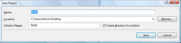 b Mở một project đã có Khởi động Visual Studio 2005 Vào menu File Open Project Chọn 1