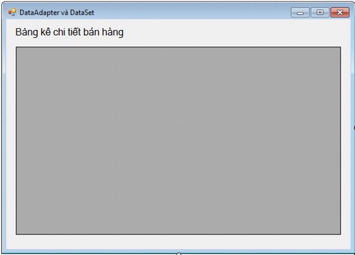 Phần code của chương trình được viết như sau 39 khai báo namespace của dataset 1