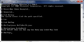 Hình 1 1 Ứng dụng Console public class HelloWorld public static void main String args System 1