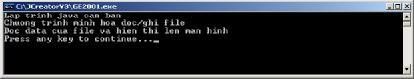 Hình 5 13 đọc và hiển thị nội dung của file test txt lên màn hình Kết quả 8
