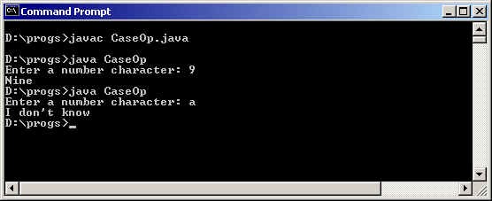 Hình 2 5 Kết quả thực thi tập tin CaseOp java 2 8 4 Lệnh while Cú pháp while condition 3