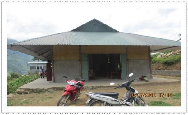 Một cơ ở thờ tự mới được xây dựng năm 2018 tại đội 6 Sử Pán Sa Pa Ảnh 6