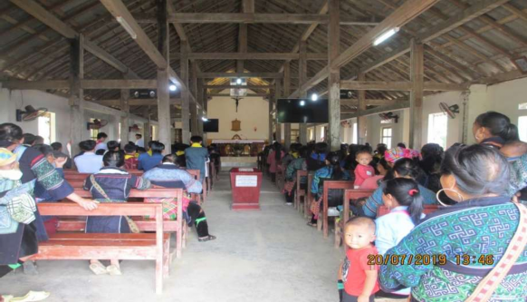 Một buổi sinh hoạt đạo tại nhà nguyện thôn Lồ Lao Chải Sa Pa Ảnh chụp tháng 5