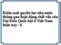 Một Số Bài Học Kinh Nghiệm Rút Ra Nhằm Hoàn Thiện Hoạt Động Chất Vấn Của Quốc Hội Việt Nam