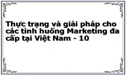 Xu Hướng Phát Triển Của Marketing Đa Cấp Tại Việt Nam