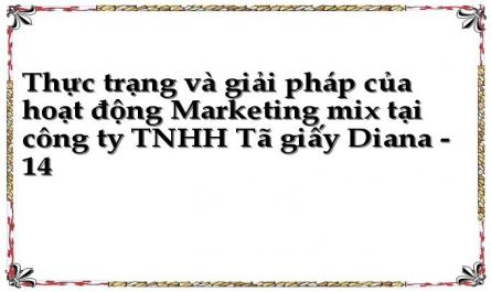 Thực trạng và giải pháp của hoạt động Marketing mix tại công ty TNHH Tã giấy Diana - 14