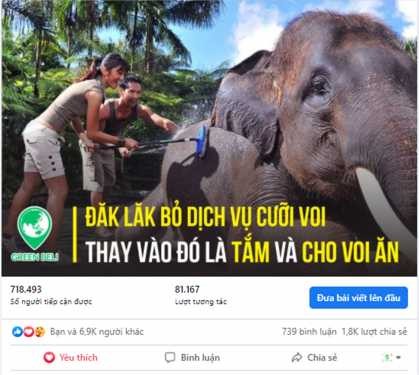 Hình 2 11 Bài viết về động vật Nguồn Trang Fanpage Green Beli Believe in a Green Earth 2