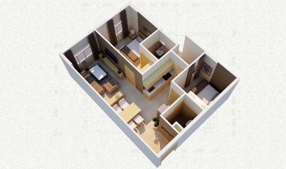 Hình 2 1 Cấu trúc thiết kế căn hộ mẫu Topaz Garden Hình 2 2 Thiết kế cảnh quang 1