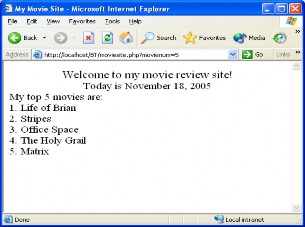 Hình 2 9 2 Khi click vào liên kết thứ ba ta sẽ thấy như Hình 2 9 3 2 10 Mảng Hình 2 2