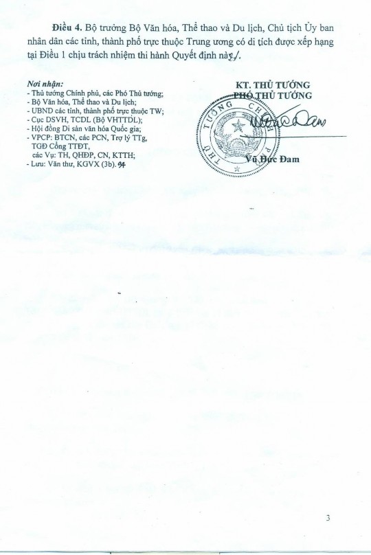 Bến Tre Nghiên cứu sinh tổng hợp 2020 PHỤ LỤC 12 CÁC VĂN BẢN QUẢN LÝ DI TÍCH 3