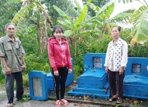 Hậu duệ Nguyễn Đình Chiểu ông Nguyễn Đình Phước bìa trái những người đã 1