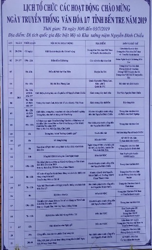 Ảnh 14 Lịch hoạt động Ngày hội Truyền thống Văn hóa năm 2019 Nguồn Nghiên 13