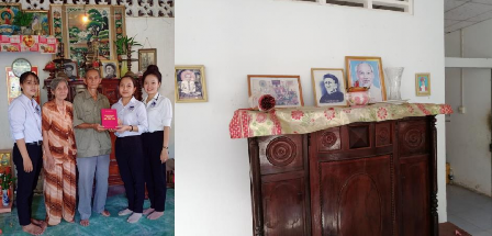 Ảnh 5 Bàn thờ nhà thơ yêu nước Nguyễn Đình Chiểu trong nhà dân ở xã Hữu 5