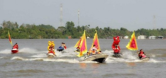 Ảnh 27 Múa Lân trên sông Tiền trong tuần lễ Văn hóa Du lịch huyện Châu Thành 9