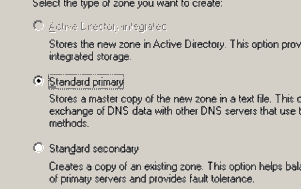 Bấm và new zone sẽ hiện cửa sổ cho phép chọn kiểu dữ liệu mà zone quản lý 10