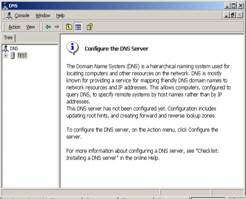 Tại cửa số quản lý DNS server bạn có thể khai báo các tính năng của DNS Thêm 8
