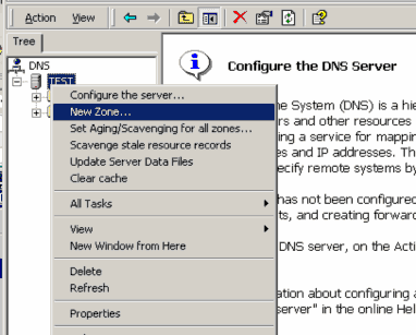 zone là tên miền domain name mà server quản lý Tại cửa sổ quản lý DNS tại phần 9