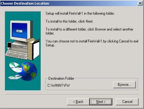 Chọn Next rồi chọn FireWall 1 FireWall Module trong cửa sổ Selecting Product Type Chọn 11