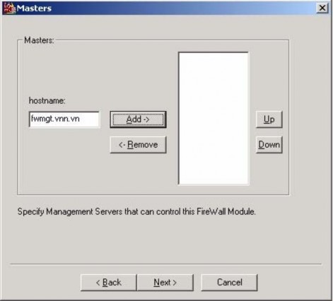 Chọn chế độ IP Forwarding Đặt các tham số cho SMTP Security Server Chọn Finish để 3