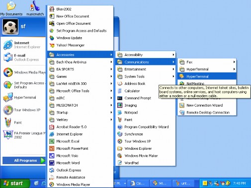 Hình 3 18 Sử dụng HyperTerminal để kết nối đến bộ định tuyến Chọn đúng 1