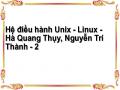 Hệ điều hành Unix - Linux - Hà Quang Thụy, Nguyễn Trí Thành - 2