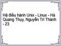 Hệ điều hành Unix - Linux - Hà Quang Thụy, Nguyễn Trí Thành - 23