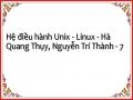 Hệ điều hành Unix - Linux - Hà Quang Thụy, Nguyễn Trí Thành - 7