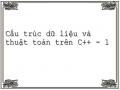 Cấu trúc dữ liệu và thuật toán trên C++ - 1