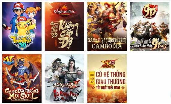 Hình ảnh 2 2 Các sản phẩm dịch vụ game online Nguồn Website Công ty Cổ phần 2