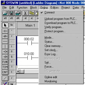 Hình 8 5 Đổ chương trình sang PLC Chú ý Khi đổ chương trình sang PLC thì PLC phải 6