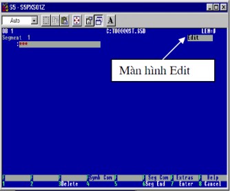 b Màn hình Edit Hình P 11 Màn hình soạn thảo F1 Disp Symb Cho phép thay đổi hoặc 2