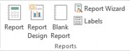 Hình 5 1 Vùng tạo báo biểu Nút Reports Tạo báo biểu tự động Nút Report Design 5