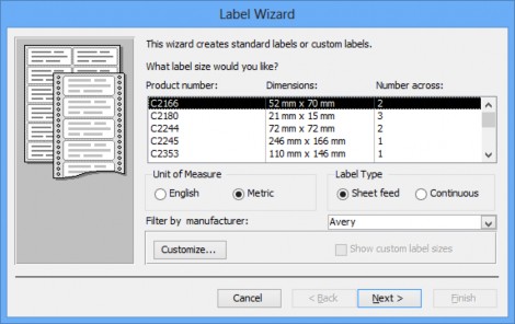 Hình 5 12 Bước 2 Tại hình 5 12 chọn đơn vị đo là Metric chọn kiểu nhãn là 13
