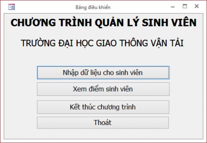 Hình 6 5 Cách thức thực hiện như sau Bước 1 Tạo một Form không có dữ liệu 7