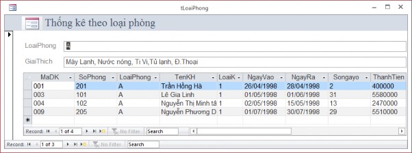 9 Tạo Report rTinhTien có dạng nhãn như sau cho tất cả các khách hàng 8