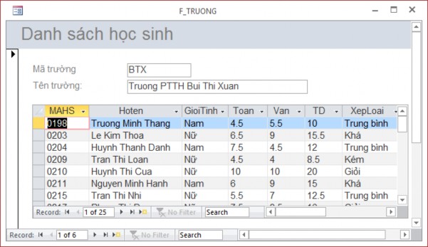 Trong đó a TD là tổng điểm của toán và văn b Xếp loại theo tiêu chuẩn sau 9