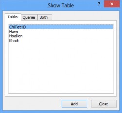 Hình 2 9 Cửa sổ Show Table Tác dụng của 3 tab trên cửa sổ Tab Table để hiện 11
