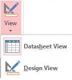 Hình 2 7 chuyển đổi khung nhìn Để cập nhập dữ liệu vào bảng ta mở bảng ở 7