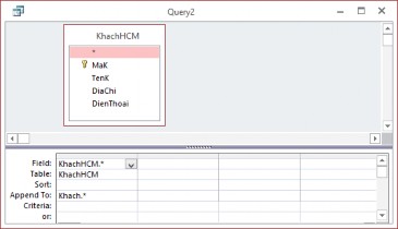 Hình 3 23 Bổ sung bảng Bước 5 Ghi và thực hiện truy vấn ta sẽ thấy toàn bộ 11
