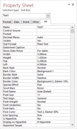 Trong chế độ Design View nháy chuột vào nút chọn Form ô vuông góc bên trái của 10