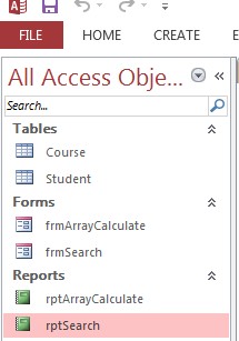 Hình ảnh trên cho thấy chúng ta có 02 form với tên lần lượt là frmArrayCalculate 2