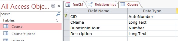 Tạo một form đặt tên là frmCM như sau Chi tiết về các điều khiển trên form 1