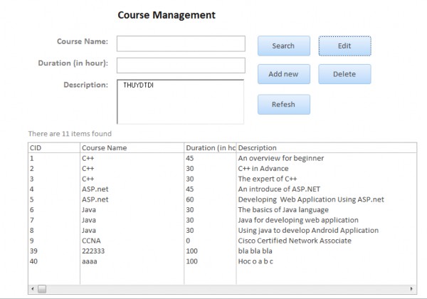 Chi tiết về các điều khiển trên form trong thiết kế như sau Tên điều khiển 2