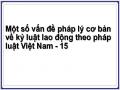 Một số vấn đề pháp lý cơ bản về kỷ luật lao động theo pháp luật Việt Nam - 15